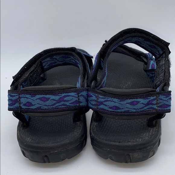 Teva Ladies Sandals Blue and Purple Size 7 - Picture 12 of 16